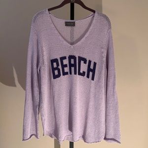 Wooden ships light weight sweater M/L